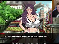 this naruto parody gets wild with sarada bent over uncensored