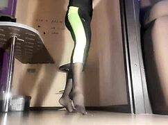 Sweaty feet after training session