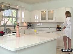 Unfaithful British Mature Gill Ellis Shows Off Her Giant Melons At Wedding