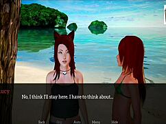 my new family with bikini teens in homemade game