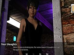 Coach checks up on natalie in the game