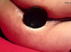 Elly Feels Deep Pleasure As Dildo Fucks Her Ass From Behind