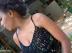 African Casting Busty Ebony Impressed By Size 😍