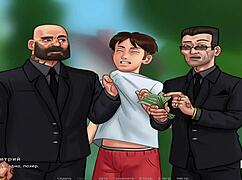 Summertimesaga drops you into wild teen anime action with the first slit in sight.