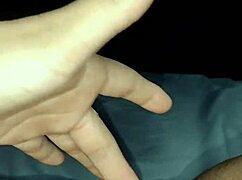 masturbating my pussy while watching a porn movie