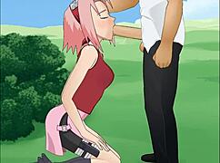 Naruto - Sakura Haruno Super Deepthroat