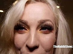 Genie Snow and Krystal Kash share a fun cookies n cream moment with friends