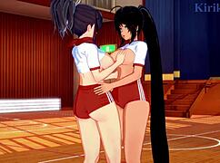 Asuka And Homura Engage In Intense Lesbian Play In Senran Kagura Hentai