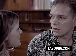 Nikki Sweet tapes threesome with boyfriend and stepmom.