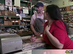 busty nympho housewife, uh, gotta get drilled in hubby's shop right now