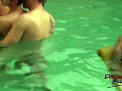 Hot Gay Orgy Group Fucking Outdoor By Pool