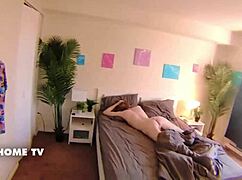 uhh, early mornin handjob for my husbund, lickin his big cock n ass too.