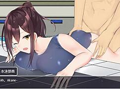 Class president feels deep arousal teaching boy about female body in library