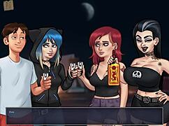 summertime saga episode 115 features small tits in game