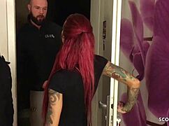 German Redhead Teen Fucks for Cash in Desperation