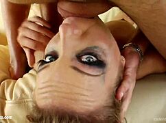 Petra pearl dominates intense blowbang bukkake with multiple facials and cumshots.