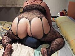 Latina wife masturbates pussy and ass