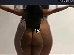 Big booty girls clap and grab asses in hidden fun