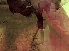 Vintage TABOO PUSSY Play with Hairy Outdoor DOGGYSTYLE Action