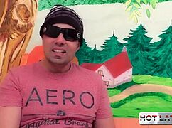 hot latina ebony getting big ass fucked by black guy, cum in mouth 😈