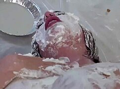 Maggie Green Fucks Herself With Dildo And Cream On Tits?