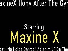 Maxine X Squirts Uncontrollably During an Intense Long Solo Masturbation Session