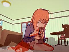 3D Hentai Cartoon With Huge Big Tits Riding And Cum Handjob Orgasm Sex