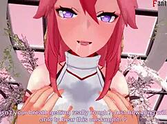 Yae Miko having sex in Genshin fantasy