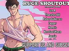 lumberjack strips bare in the woods for logjam 12 days of yaoi s2 e9!