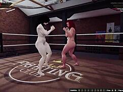 Draka II vs Rockie II Naked Fighter 3D Wrestling with Fingering