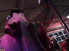 Skinny Step Siblings Tease with Intense Lap Dances on Stage