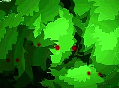 Hey, hear those girly moans in the forest with Hakari Hanazono hentai?