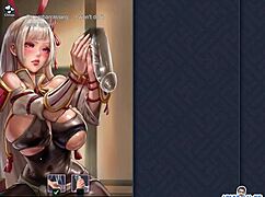 In the first episode of King of Kinks, Rin persistently jerks my cock in this kinky anime hentai adventure