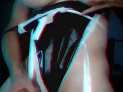 Hey, look at this busty shemale maid dressed in sexy lingerie!