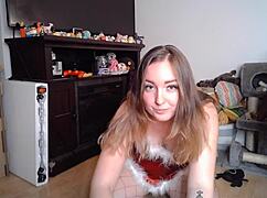 Merry Christmas Ass and Pussy Show