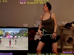 alinity shakes her sexy ass and boobs in a teasing dance.