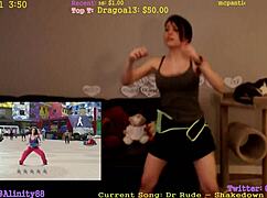 alinity shakes her sexy ass and boobs in a teasing dance.