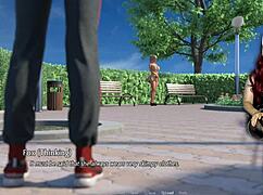 i lick her pussy in public while she's in costume