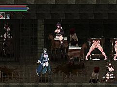 Night of R scenes in dungeon area 2 😈