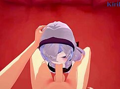 Hyakumantenbara Salome dives into intense sex in this wild Nijisanji VTuber hentai.