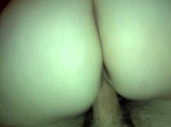 Wife rides big cock with big ass.