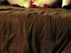 I watch my wife orgasm with a 10 inch vibrator on her big tits and ass.