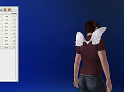 Let's play together in this 3D gay villa with anal and blowjob action!