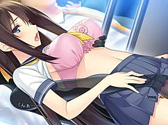 i'm the counselor watching meika in her uniform session