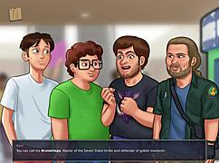 Summertime Saga 155: Erotic Cartoon Anime Hentai Adventure with Detailed Scenes and Characters