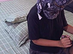 Horny asian girl seduces friend during dinner