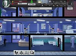 Teen in 3D cartoon gets anal from monster in hospital