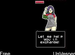 unvesper's erotic comedy with shoes in anime hentai