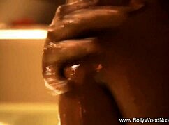 glamour dancing with beautiful arab brunette