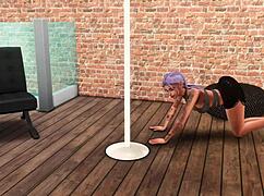 Stripper Sucks Multiple Cocks for Creampies